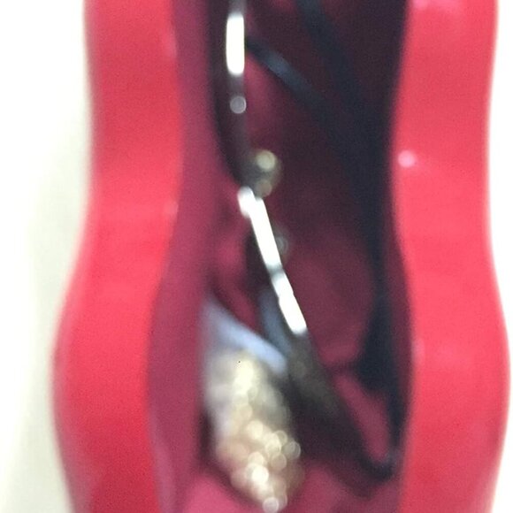 Women Acrylic Lips-shaped Evening Bags Purses Clutch Vintage Banquet Handbag Red - Picture 4 of 7